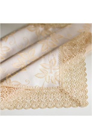 Petite Nappe Jacquard - Follar - Light Gold