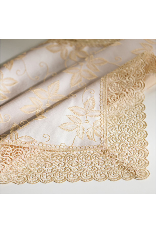 Petite Nappe Jacquard - Follar - Light Gold