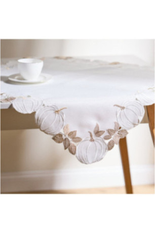 Petite Nappe Brodée - Pumpinosi - White