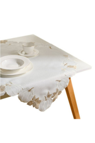 Petite Nappe Brodée - Pumpinosi - White