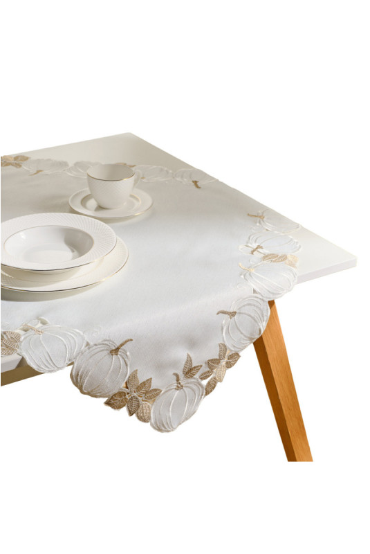 Petite Nappe Brodée - Pumpinosi - White