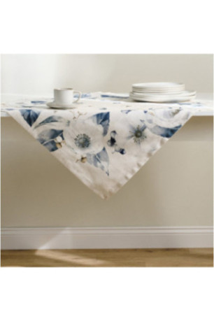 Petite Nappe Imprimée - Ondelle - Ecru