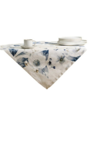 Petite Nappe Imprimée - Ondelle - Ecru