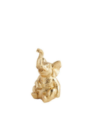 Figurine - Elefantino - Gold