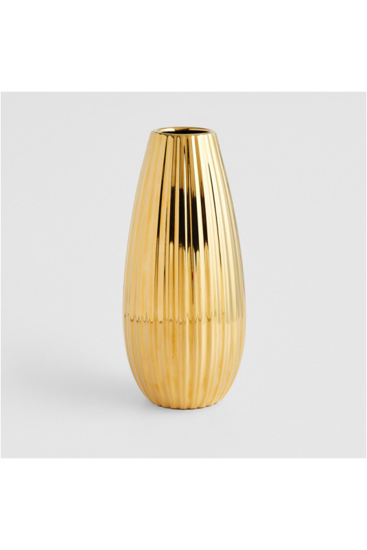 Vase - Rifloso - Gold