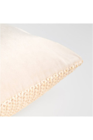 Housse de Coussin Décorative - Cardig - Beige