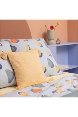 Housse de Coussin Solide - Kolina - Yellow