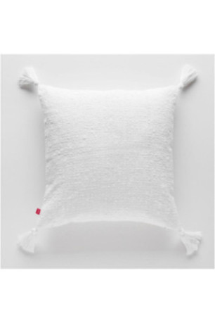 Housse de Coussin Solide - Kolina - White