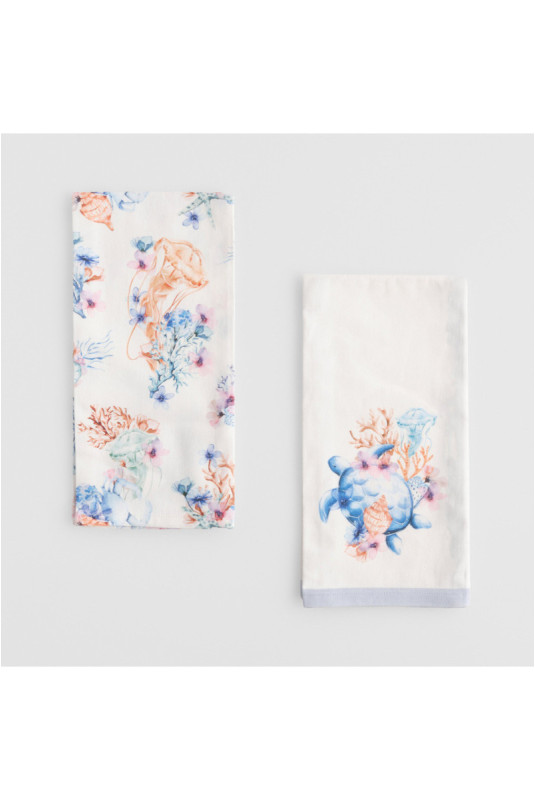 Ensemble de Torchons - Coralia - Light Blue