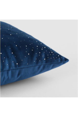 Housse de Coussin En Velours - Neve - Dark Blue