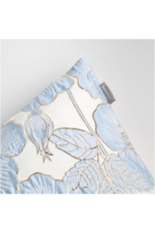 Housse de Coussin Jacquard - Makowka - Light Blue