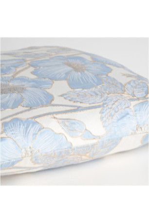 Housse de Coussin Jacquard - Makowka - Light Blue