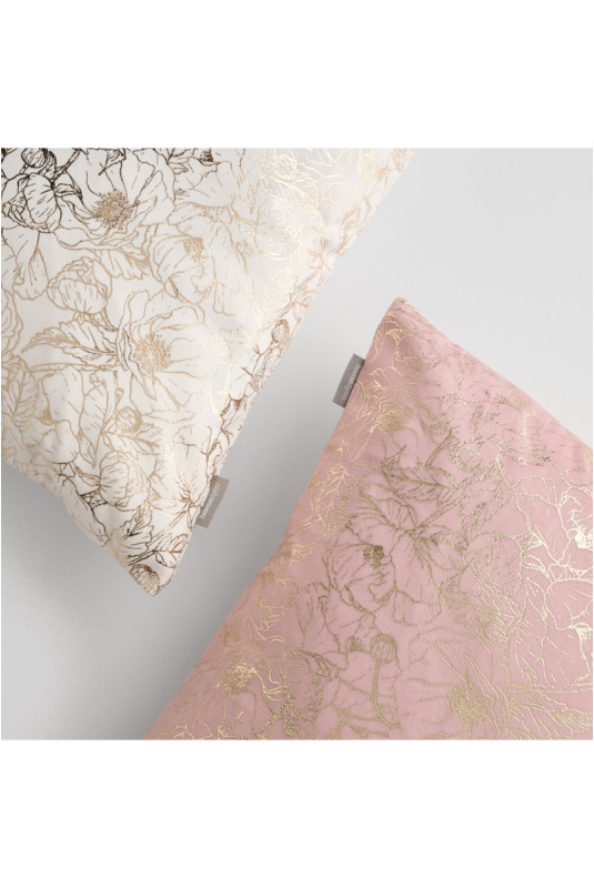 Housse de Coussin En Velours - Casinosis - White