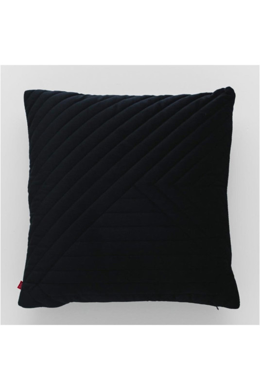 Housse de Coussin En Velours - Minister - Black