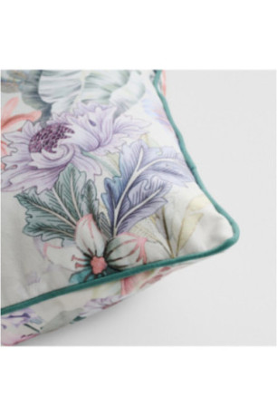 Housse de Coussin Imprimée - Lushia - Light Turquoise