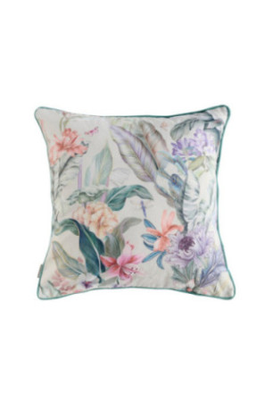 Housse de Coussin Imprimée - Lushia - Light Turquoise