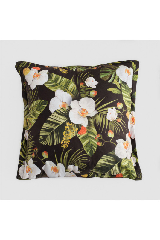 Housse de Coussin Imprimée - Selvatico - Dark Green