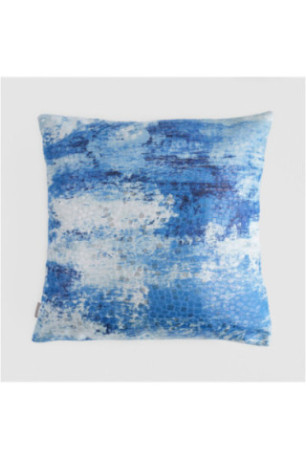 Housse de Coussin Jacquard - Skyara - Blue