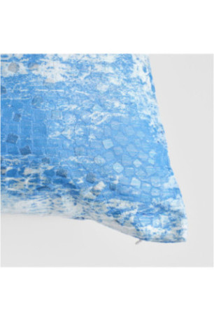 Housse de Coussin Jacquard - Skyara - Blue