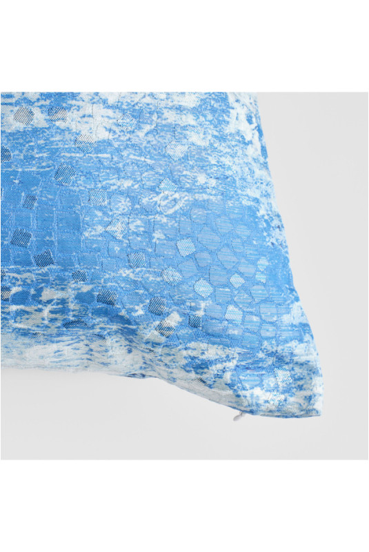 Housse de Coussin Jacquard - Skyara - Blue