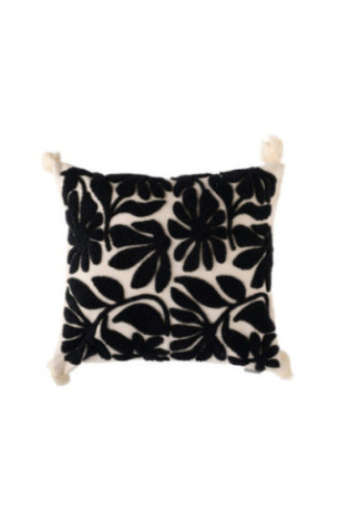 Housse de Coussin Brodée - Elvoria - Light Beige
