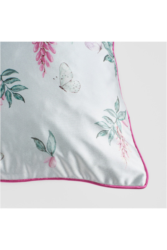 Housse de Coussin Imprimée - Fenrys - Light Turquoise