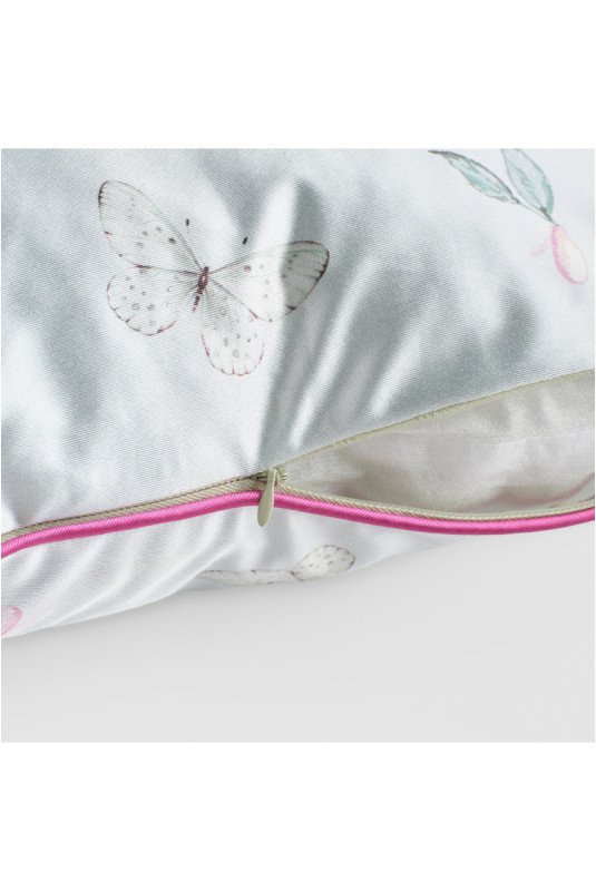 Housse de Coussin Imprimée - Fenrys - Light Turquoise