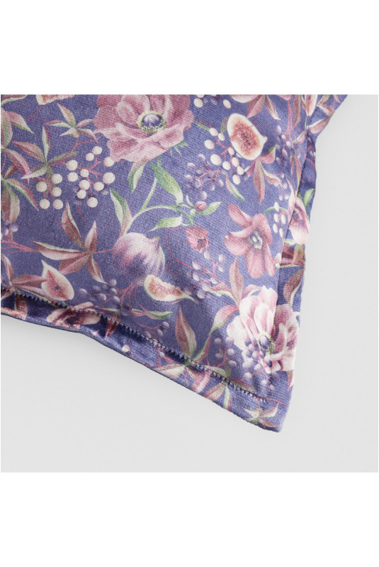 Housse de Coussin Imprimée - Higo - Violet