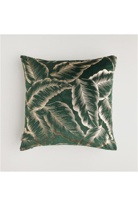 Housse de Coussin Imprimée - Foglare - Green