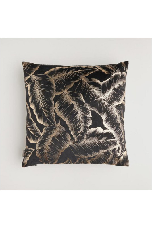 Housse de Coussin Imprimée - Foglare - Black