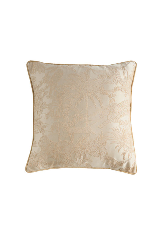 Housse de Coussin Jacquard - Santana - Beige