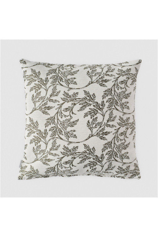 Housse de Coussin Jacquard - Olivine - Dark Green