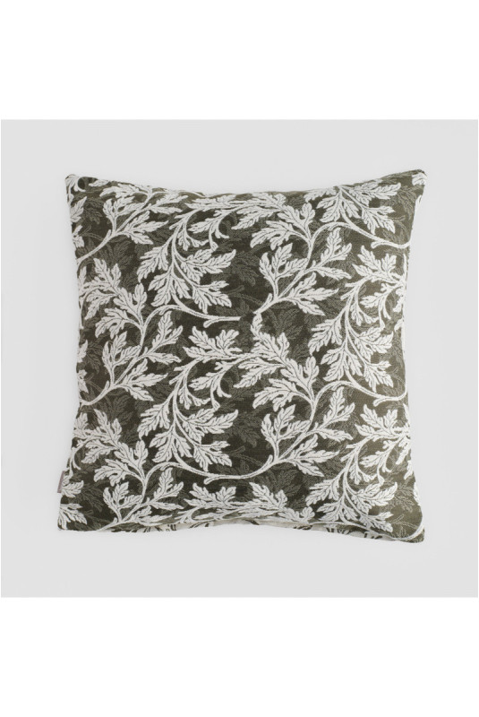 Housse de Coussin Jacquard - Olivine - Dark Green