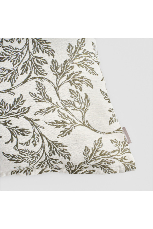 Housse de Coussin Jacquard - Olivine - Dark Green