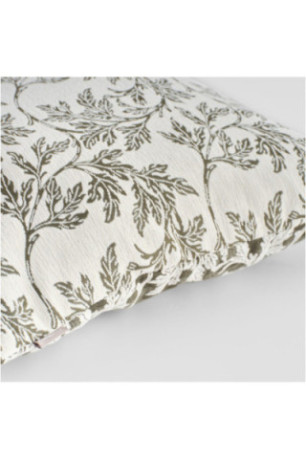 Housse de Coussin Jacquard - Olivine - Dark Green