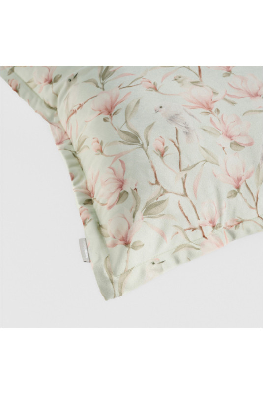 Housse de Coussin Imprimée - Majia - Light Turquoise