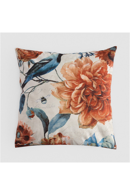 Housse de Coussin Imprimée - Rolla - Beige