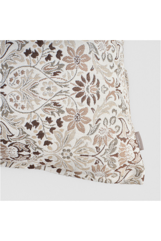 Housse de Coussin Jacquard - Izzi - Light Brown