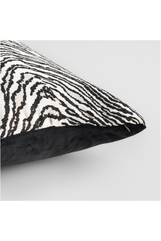 Housse de Coussin Jacquard - Zebrea - Ecru