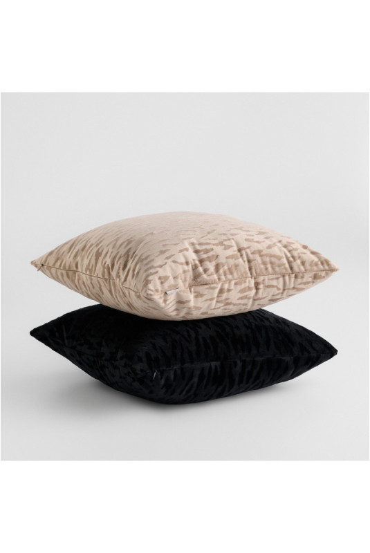 Housse de Coussin Imprimée - Serenga - Beige