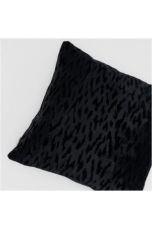 Housse de Coussin Imprimée - Serenga - Black