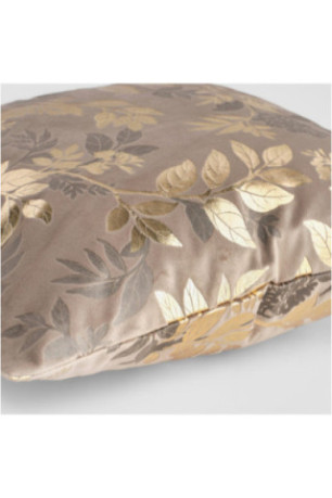 Housse de Coussin Imprimée - Verla - Taupe