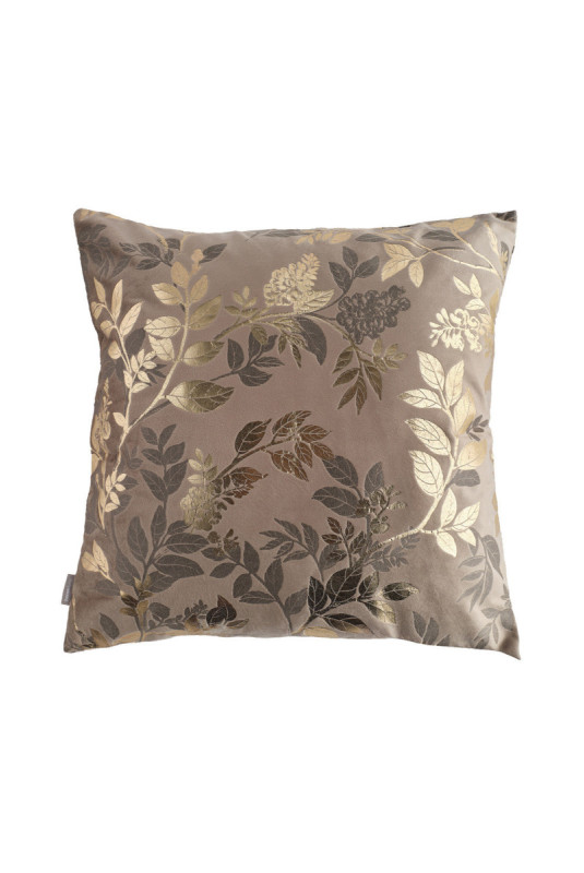 Housse de Coussin Imprimée - Verla - Taupe