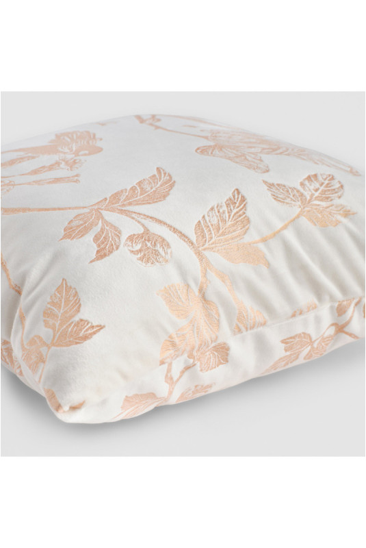 Housse de Coussin Imprimée - Bianca - Ecru