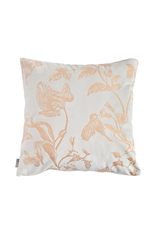 Housse de Coussin Imprimée - Bianca - Ecru