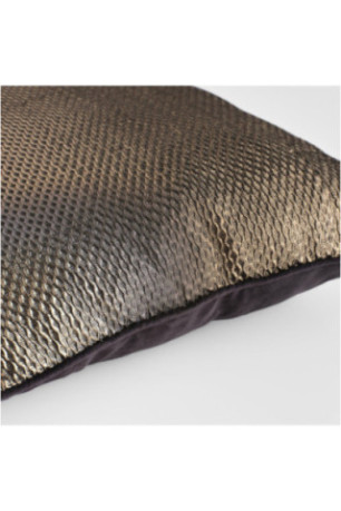 Housse de Coussin Jacquard - Mokaita - Gold