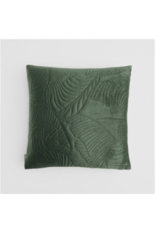 Housse de Coussin Brodée - Nounis - Bottle Green