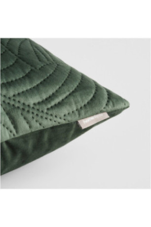 Housse de Coussin Brodée - Nounis - Bottle Green