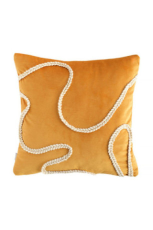 Housse de Coussin En Velours - Maeva - Mustard