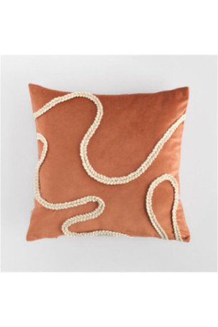 Housse de Coussin En Velours - Maeva - Carmel